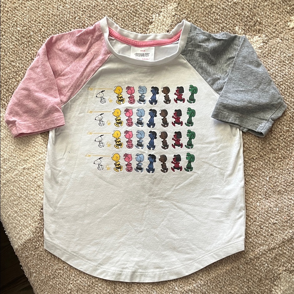 Hanna Andersson Peanuts Tee size 110 cm/ 5